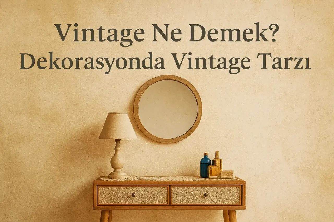 Vintage Ne Demek? Dekorasyonda Vintage Tarzı