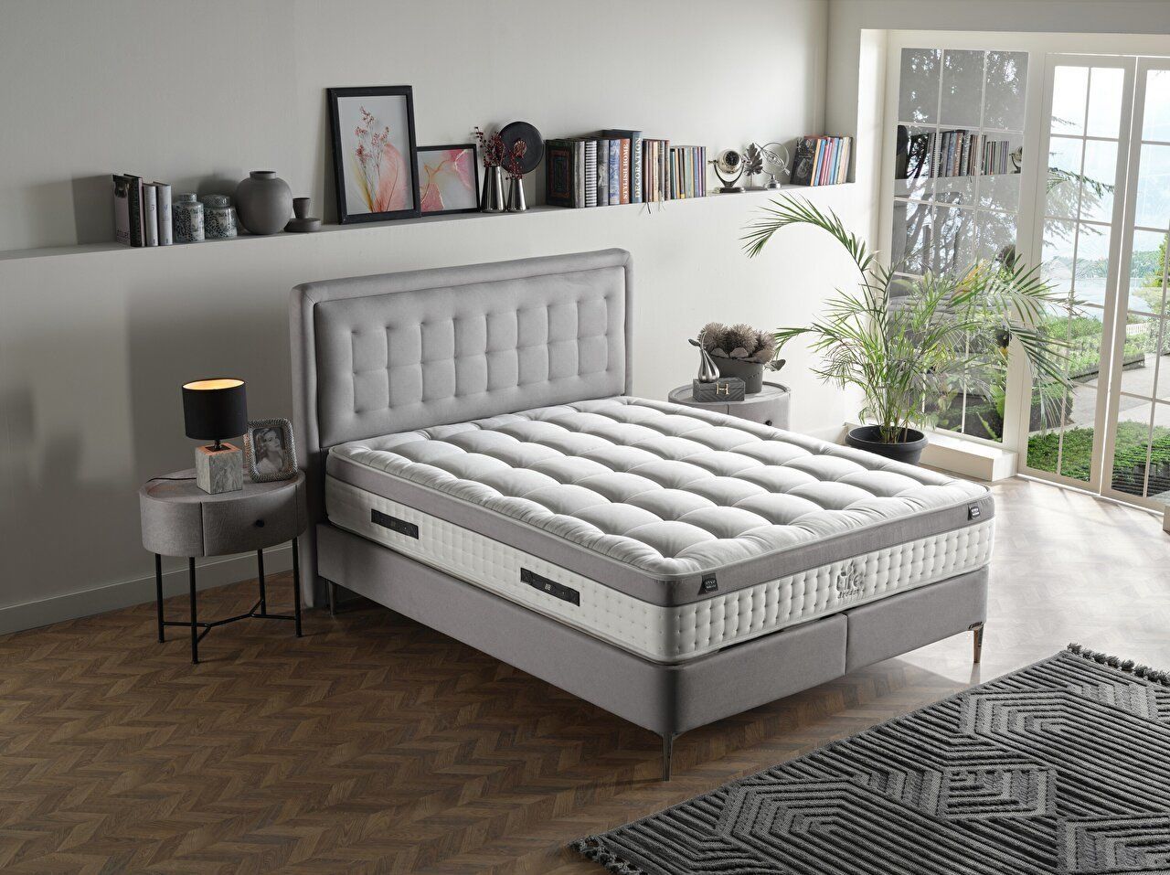 Life Dream Gri Yatak 200X200