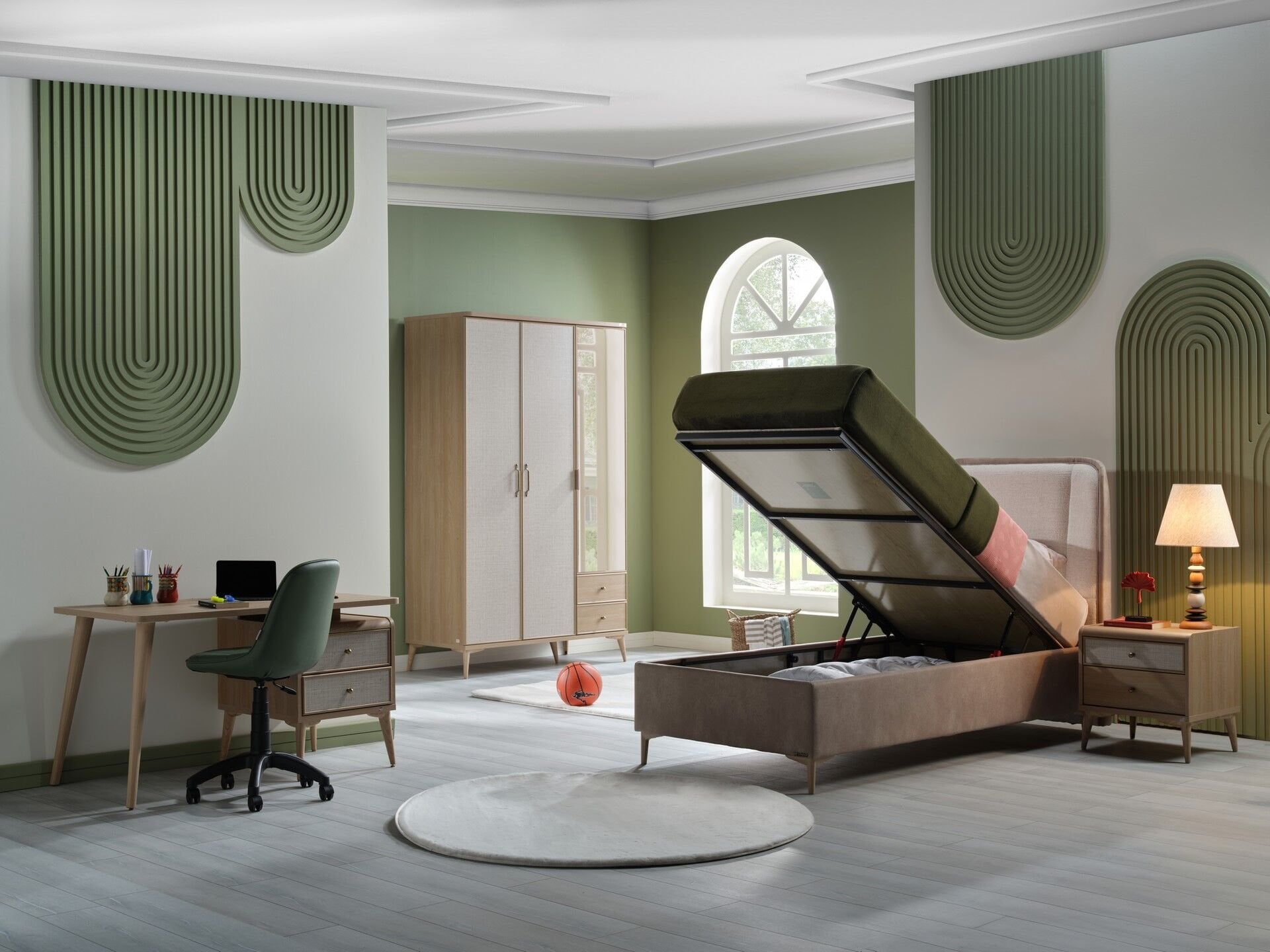 Genç Odası Alfa Düz Baza