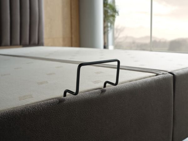Alfa Düz Baza 180X200 - Divin Antrasit - Large (29 Cm)