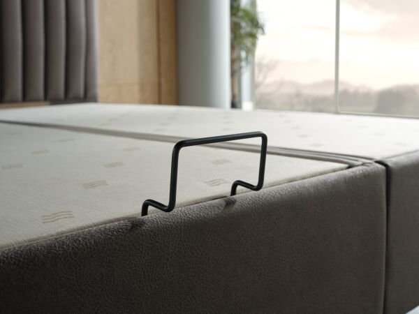 Alfa Düz Baza 140X190 - Divin Antrasit - Large (29 Cm)