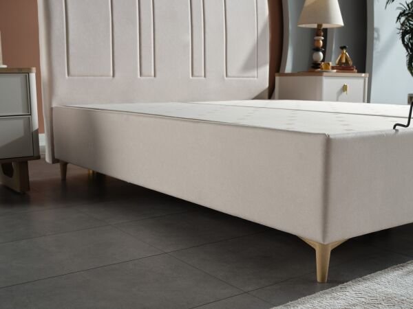Alfa Düz Baza 140X190 - Lorea Bej - Large (29 Cm)