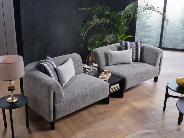 Dora Sehpalı Üçlü Koltuk