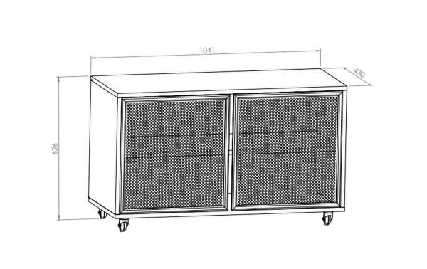 Dolce Bookcase Bottom Cabinet