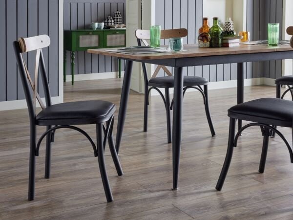 Essen Mutfak Masa Takımı Siyah