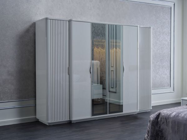 Aysa 6 Door Wardrobe