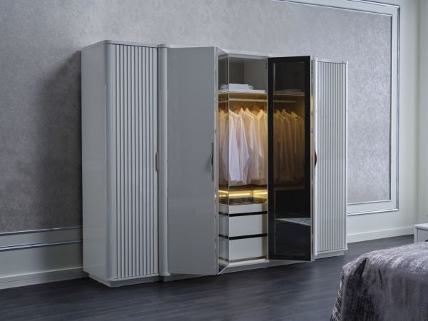 Aysa 6 Door Wardrobe