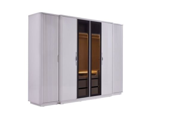 Aysa 6 Door Wardrobe