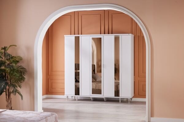 Platin 5 Door Wardrobe