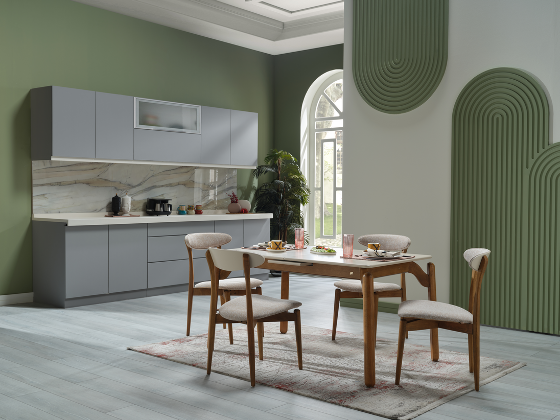 Nora Açılır Mutfak Masa Takımı 58NARC0000000M | İstikbal