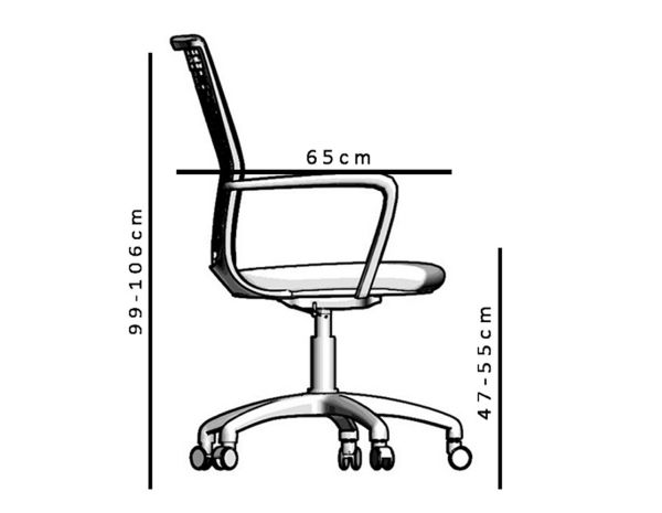 Hera Çalışma Sandalye Gri