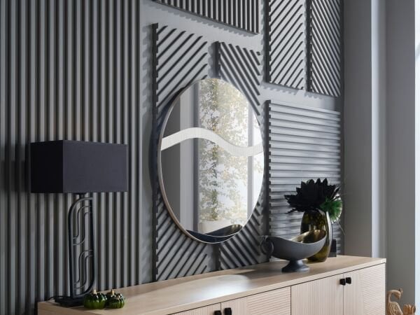 Cross Console Mirror