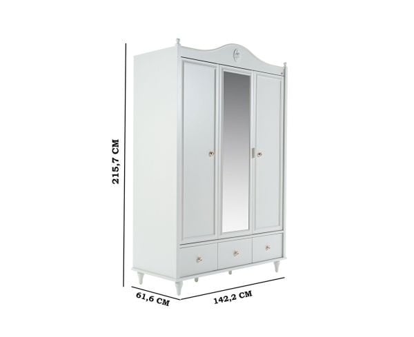 Emily 3 Door Wardrobe