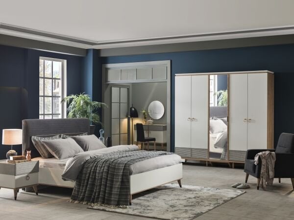 Lena 5 Door Wardrobe
