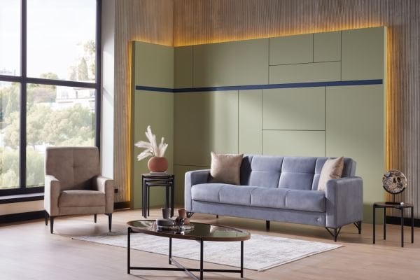 Monreo 3 Seater - Grey
