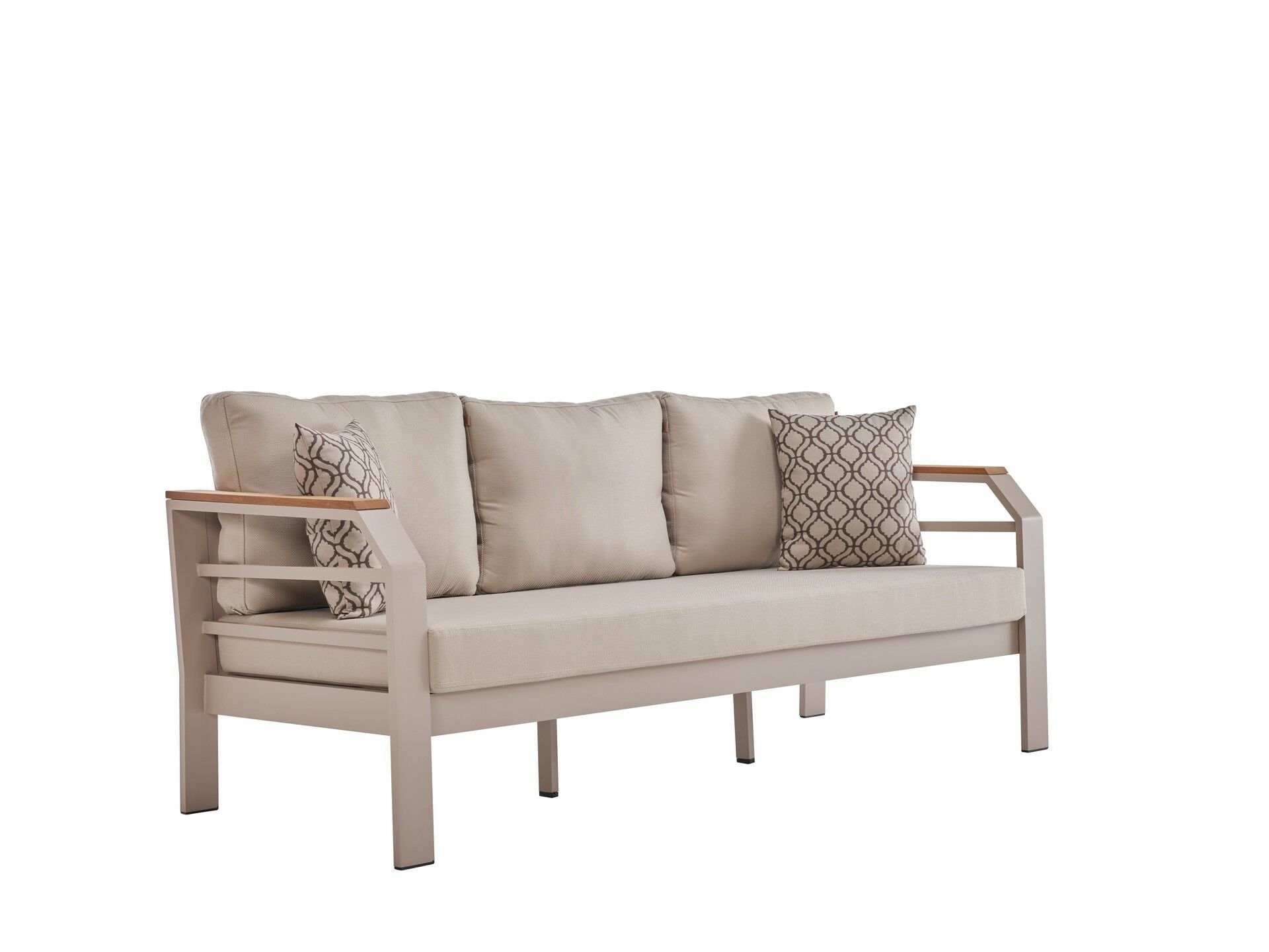 Armin Üçlü Bahçe Koltuk - Vizon