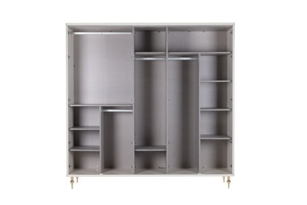 Blanca 5 Door Wardrobe - Gold
