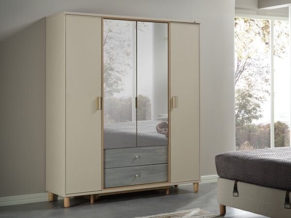 Linus 4 Kapaklı Dolap