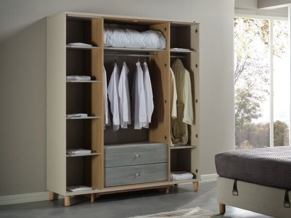 Linus 4 Kapaklı Dolap