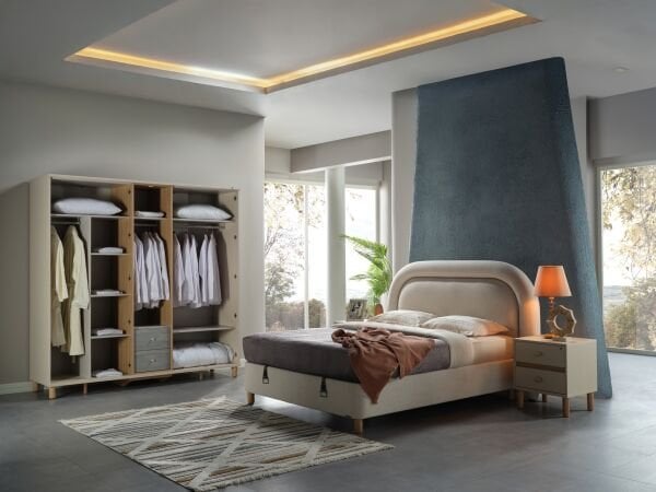 Linus 5 Kapaklı Dolap