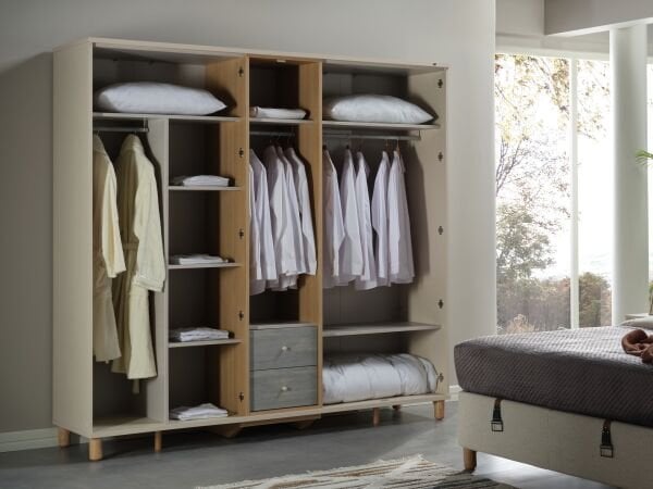 Linus 5 Kapaklı Dolap