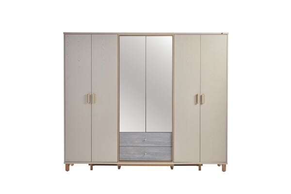 Linus 6 Kapaklı  Dolap