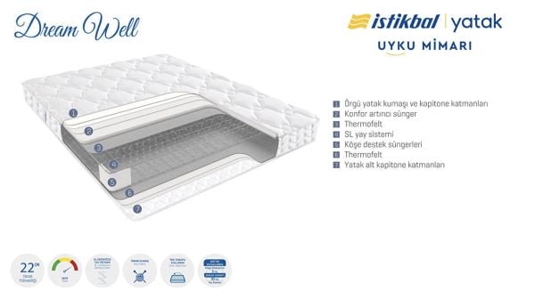 Dreamwell Yatak 100X200