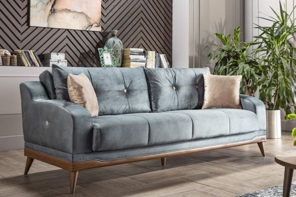 Estilo X Yataklı Üçlü Koltuk Yeşil