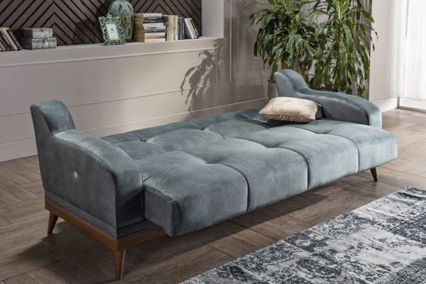 Estilo X Yataklı Üçlü Koltuk Yeşil