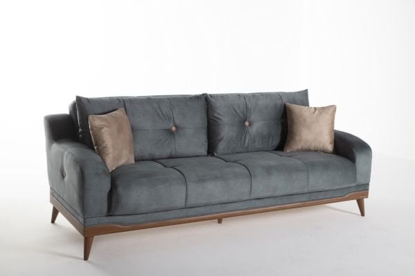 Estilo X Yataklı Üçlü Koltuk Yeşil