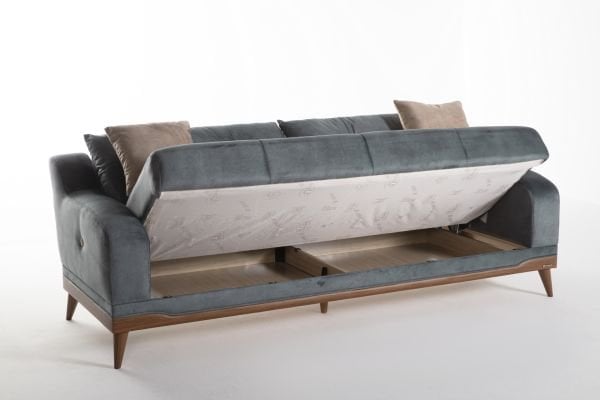 Estilo X Yataklı Üçlü Koltuk Yeşil