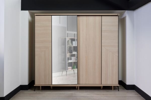 Cross Sliding Door Wardrobe