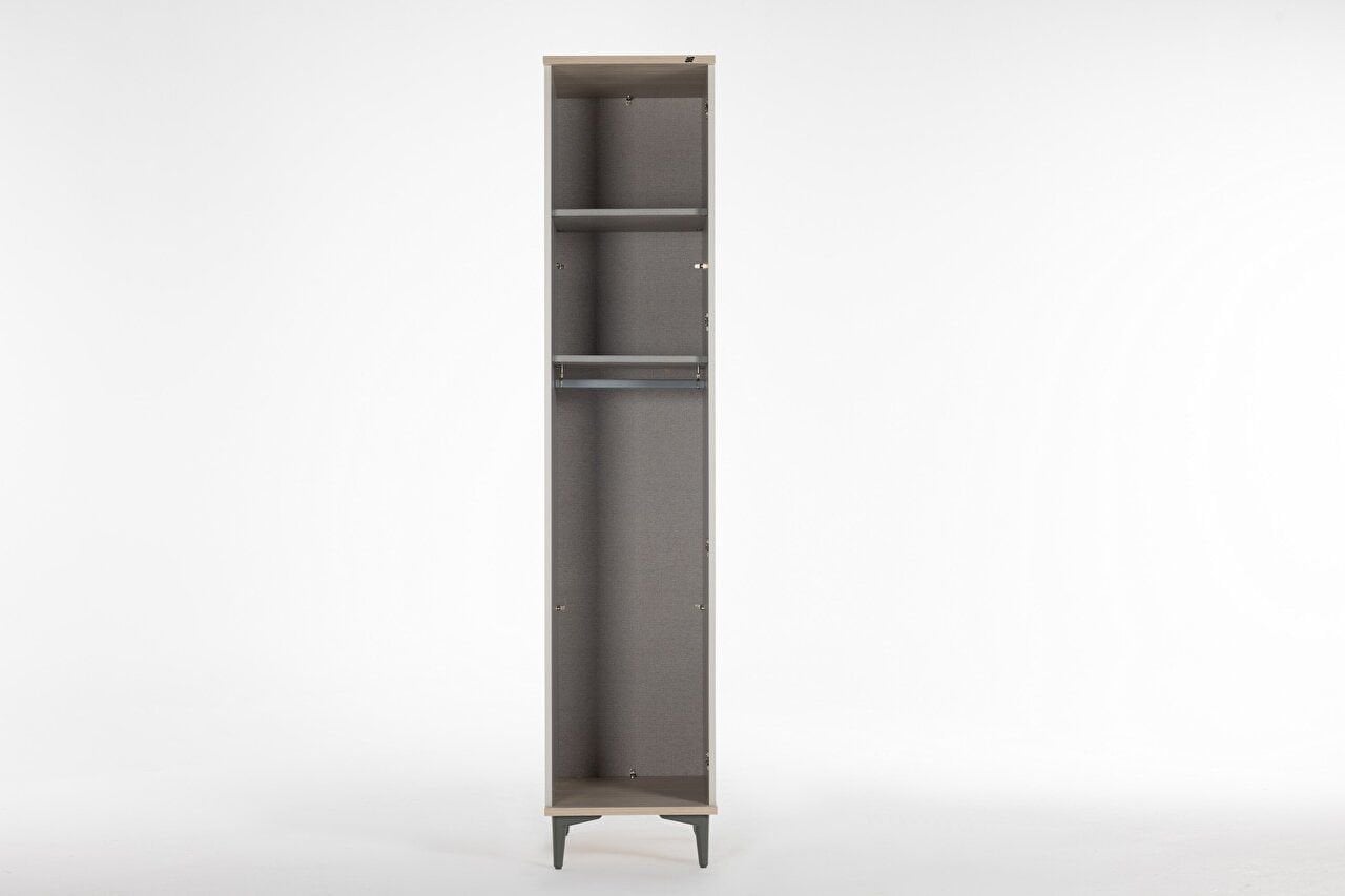 Leo Tek Kapaklı Dolap