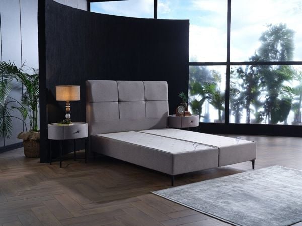 Alfa Düz Baza Medium (26 Cm) - 120X200 - Gri