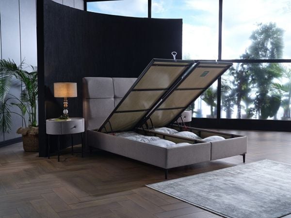 Alfa Düz Baza Medium (26 Cm) - 120X200 - Gri