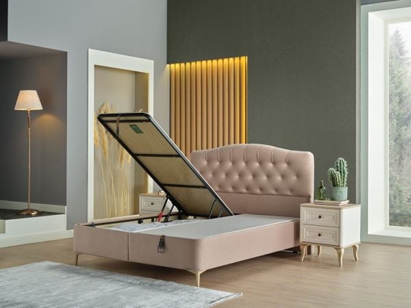 Oreo Düz Baza Medium (26 Cm) - 160X200 - Vizon