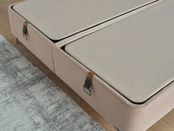 Oreo Düz Baza Medium (26 Cm) - 160X200 - Vizon