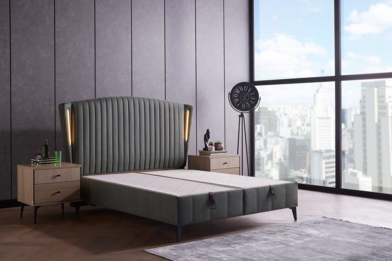 Alfa Kapitone Baza Medium (26 Cm) - 100X200 - Yeşil