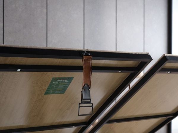 Alfa Nakışlı Baza Medium (26 Cm) - 180X200 - Vizon