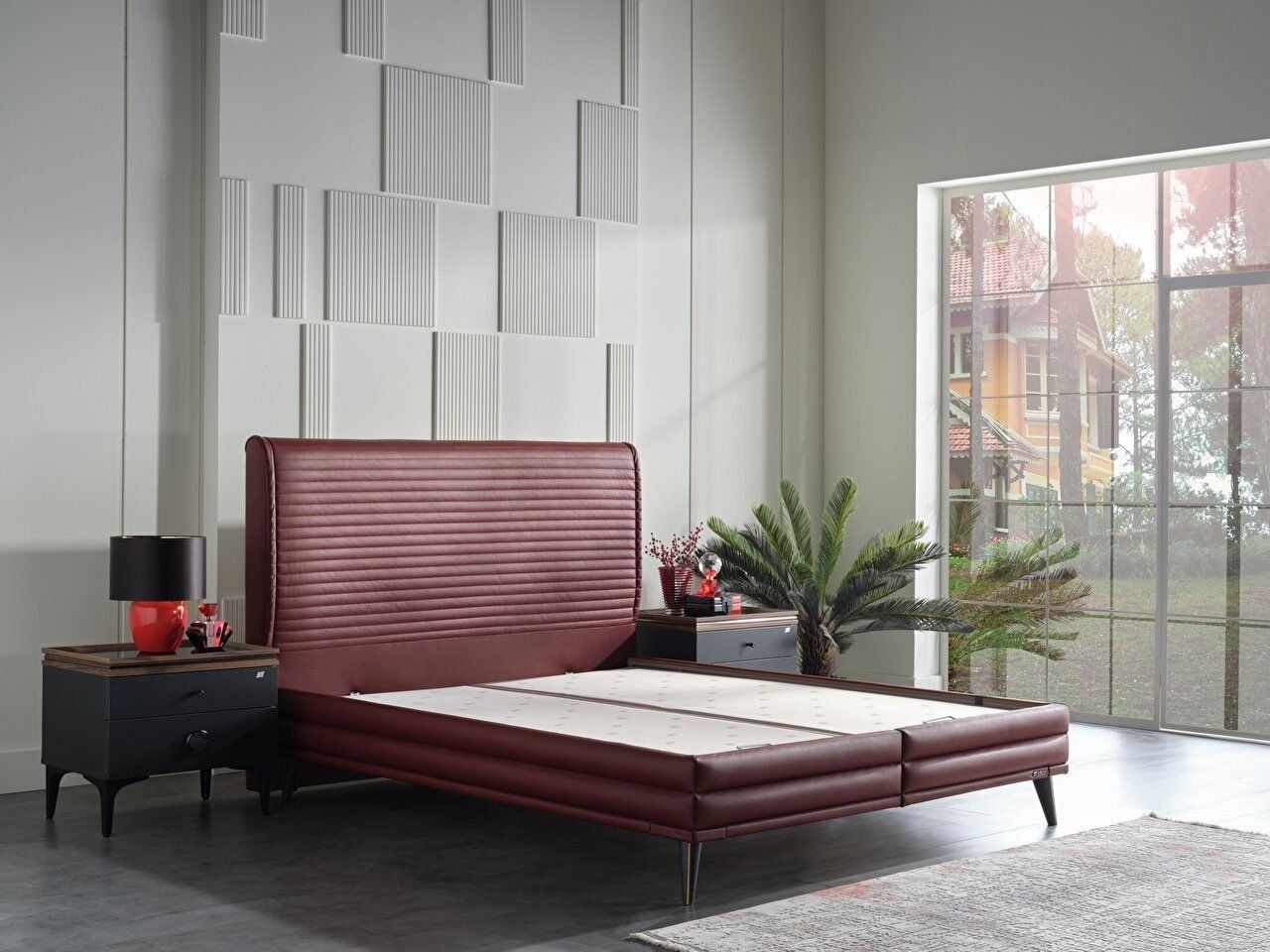 Diego Baza 90X190 - Bordo