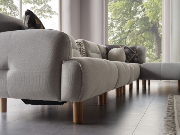 William X  Köşe Tek Kollu Ayak Mekanizmalı Tekli