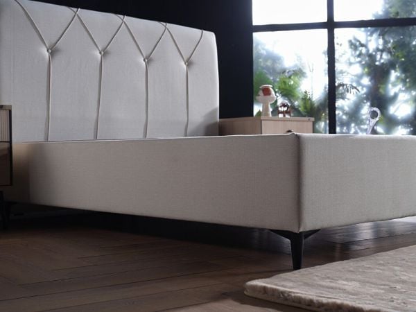 Alfa Düz Baza Large (29 Cm) - 100X200 - Krem
