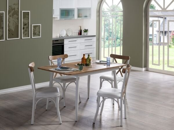 Essen Mutfak Masa Takımı Beyaz