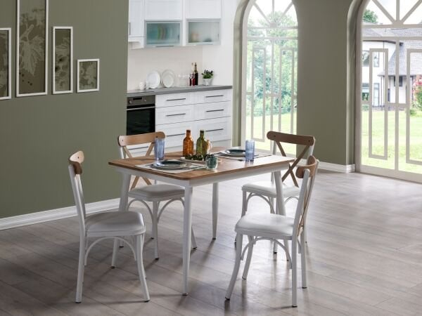 Essen Mutfak Masa Takımı Beyaz