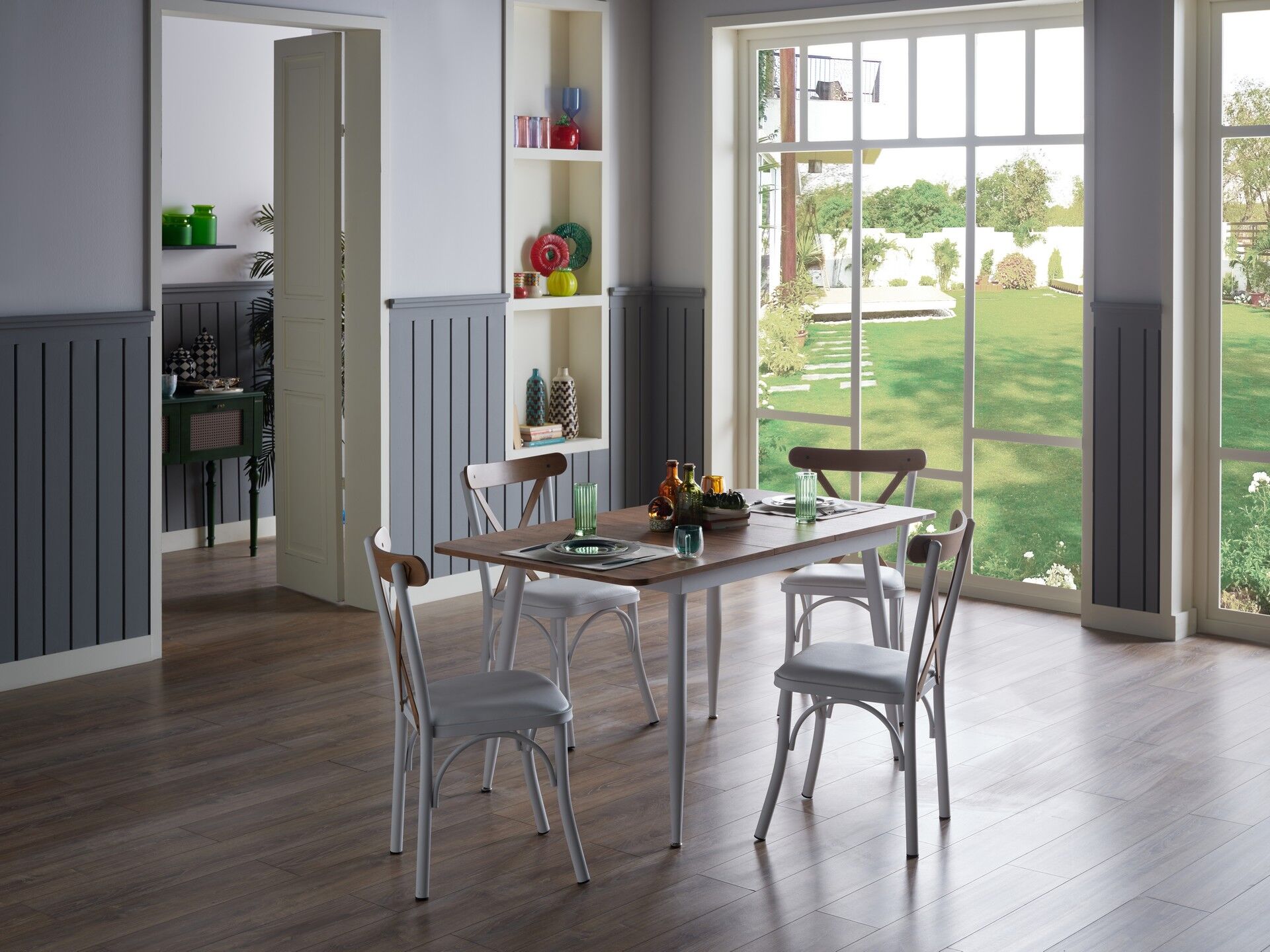 Essen Mutfak Masa Takımı Beyaz