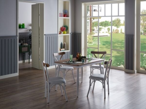 Essen Mutfak Masa Takımı Beyaz