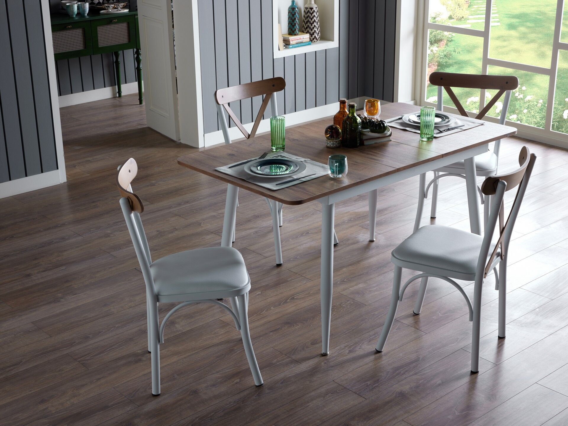 Essen Mutfak Masa Takımı Beyaz