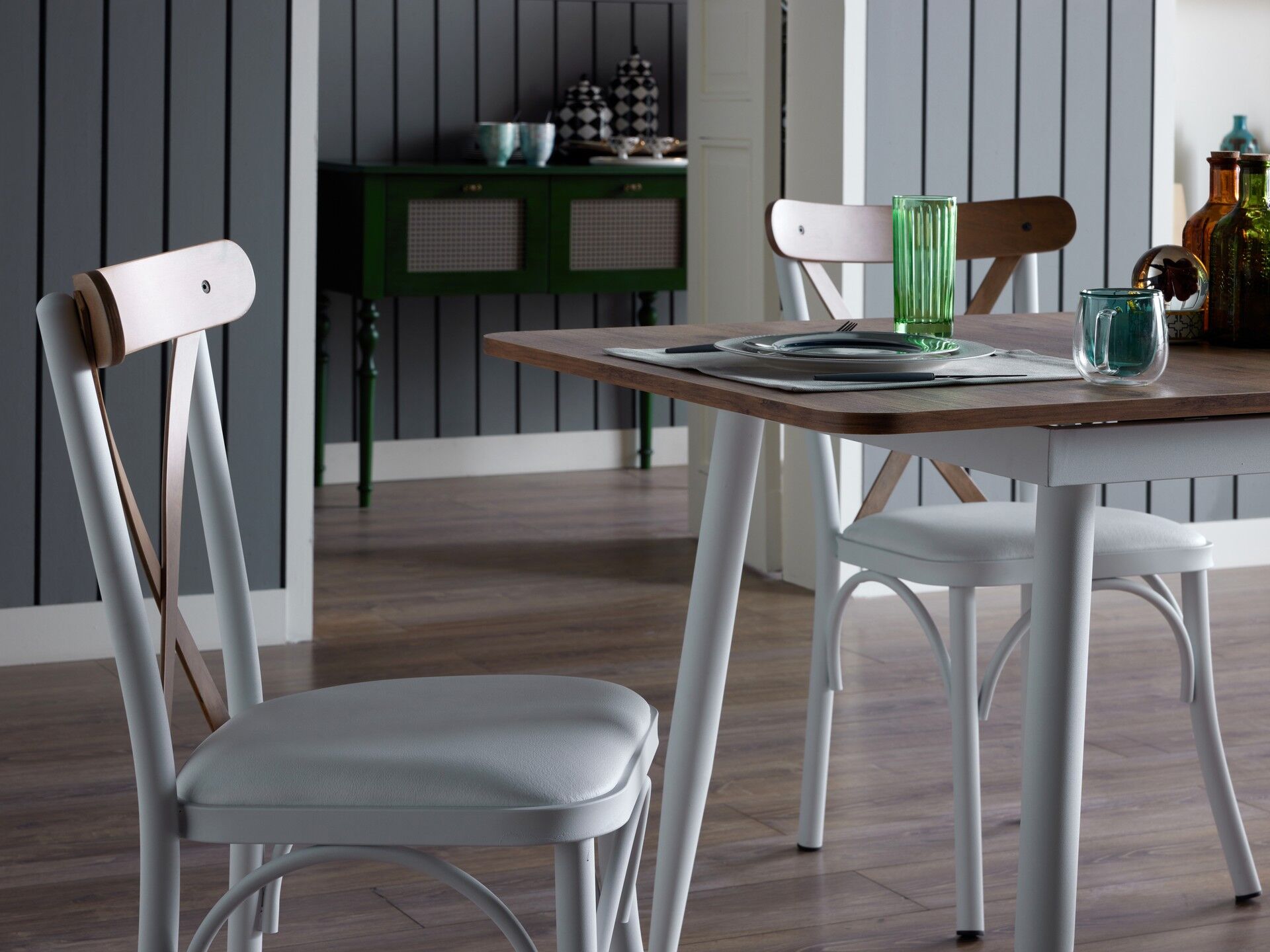 Essen Mutfak Masa Takımı Beyaz