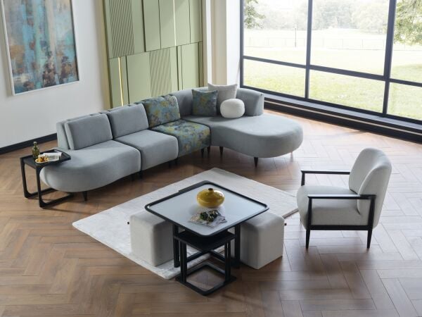 Teddy Köşe Sağ Oval Tekli Relax