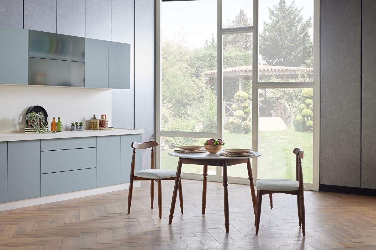 Merlin Yuvarlak Mutfak Masa Takımı